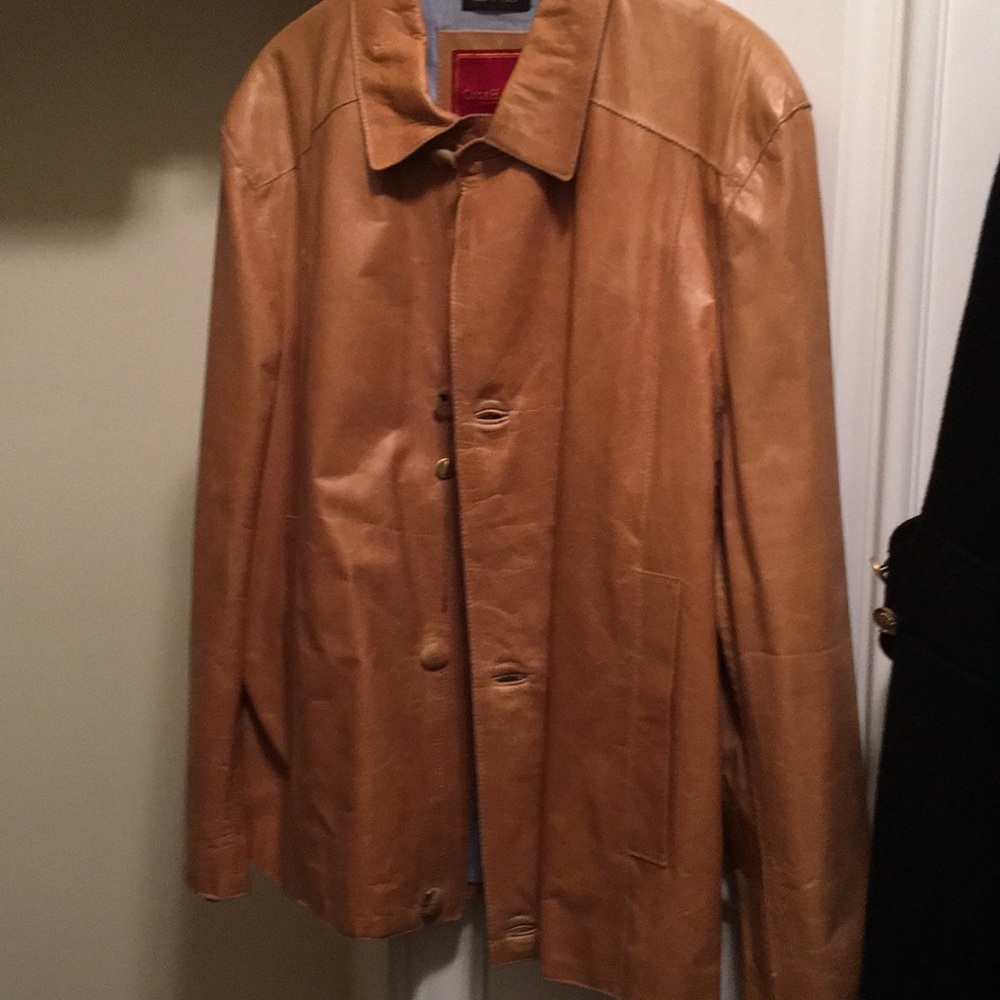 Cole Haan men’s leather coat